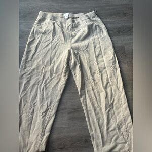 Spa By Chico’s Pants Womans Size 3 XL Tan Casual
